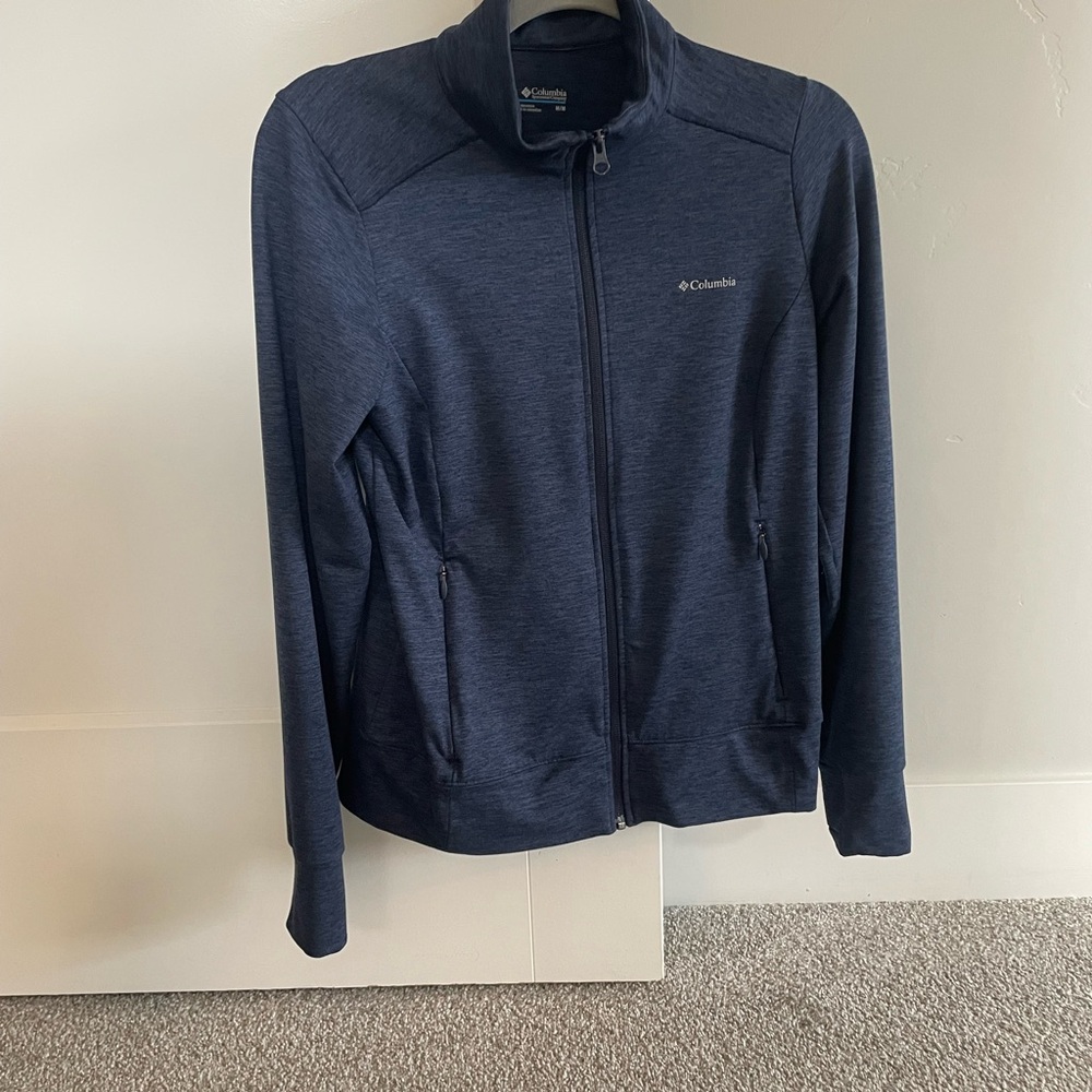 Columbia Heathered Blue Sportswear Jacket